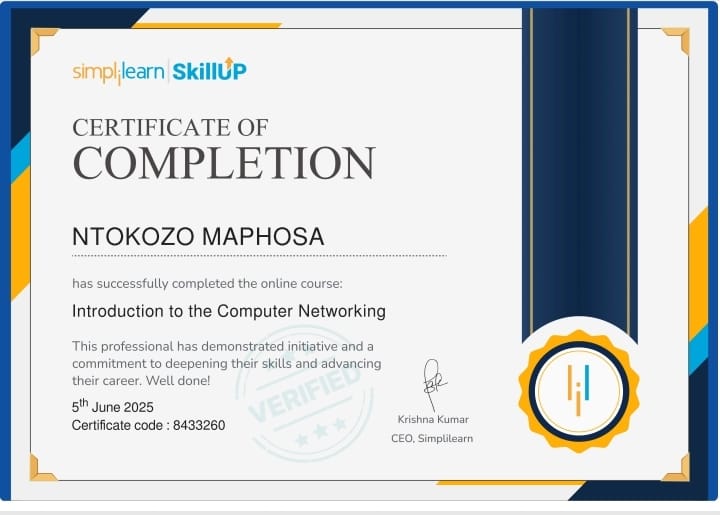 Certificate 1